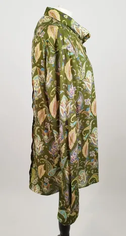 ETRO Milano Bluse / Hemd bemustert - Gr. XL  - Bild 2