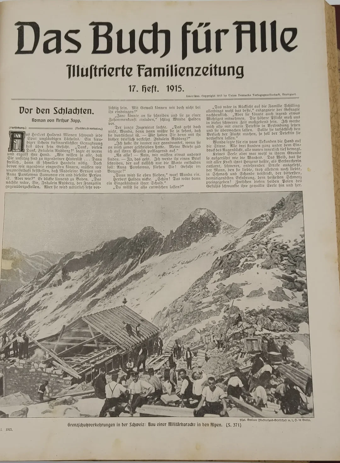 Das Buch für Alle - Illustrierte Familienzeitung 1915 | Historischer Fund – Bild 4