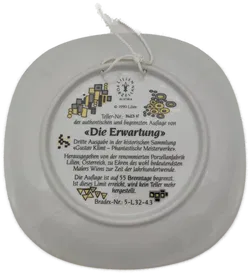 Lilien Porzellan Wandteller 5er-Set 