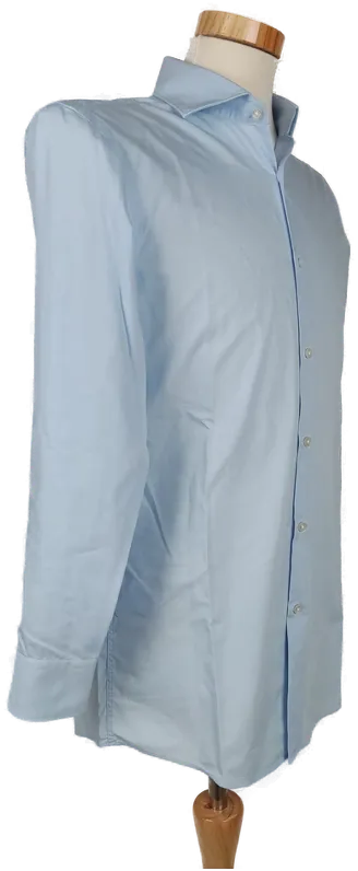 Hugo Boss Herren Hemd, blau - Gr. S  – Bild 3