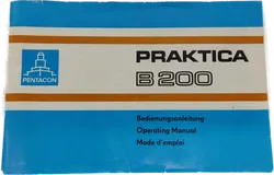Praktica Spiegelreflex-Kamera B 200 electronic mit Objektiv Pentacon Praktica 1:1,8  50mm  - Bild 5