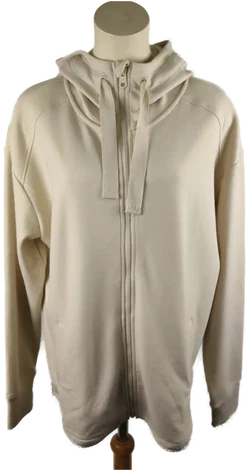 Damenweste Beige mit Kapuze, Gr. 44 | Sportlich – Vorschau 1