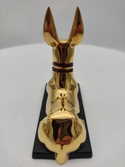 Anubis 'The jackal god' Porzellan & Zertifikat von Franklin Mint | Limitierte Rarität - Bild 6