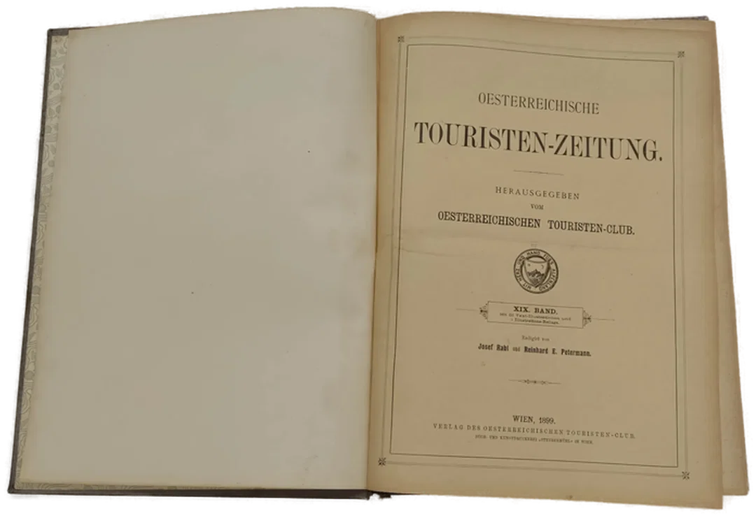 Buch Österreichische Touristen Zeitung Band 1899 XIX  und 1901 XXI – Bild 2