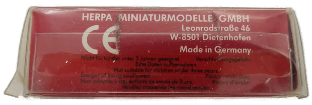 Herpa Präzisionsmodell 1:87 VW Golf II Wachdienst Funkstreife Österreich Sondermodell 1988 / Miniaturmodell, Modellauto – Bild 3