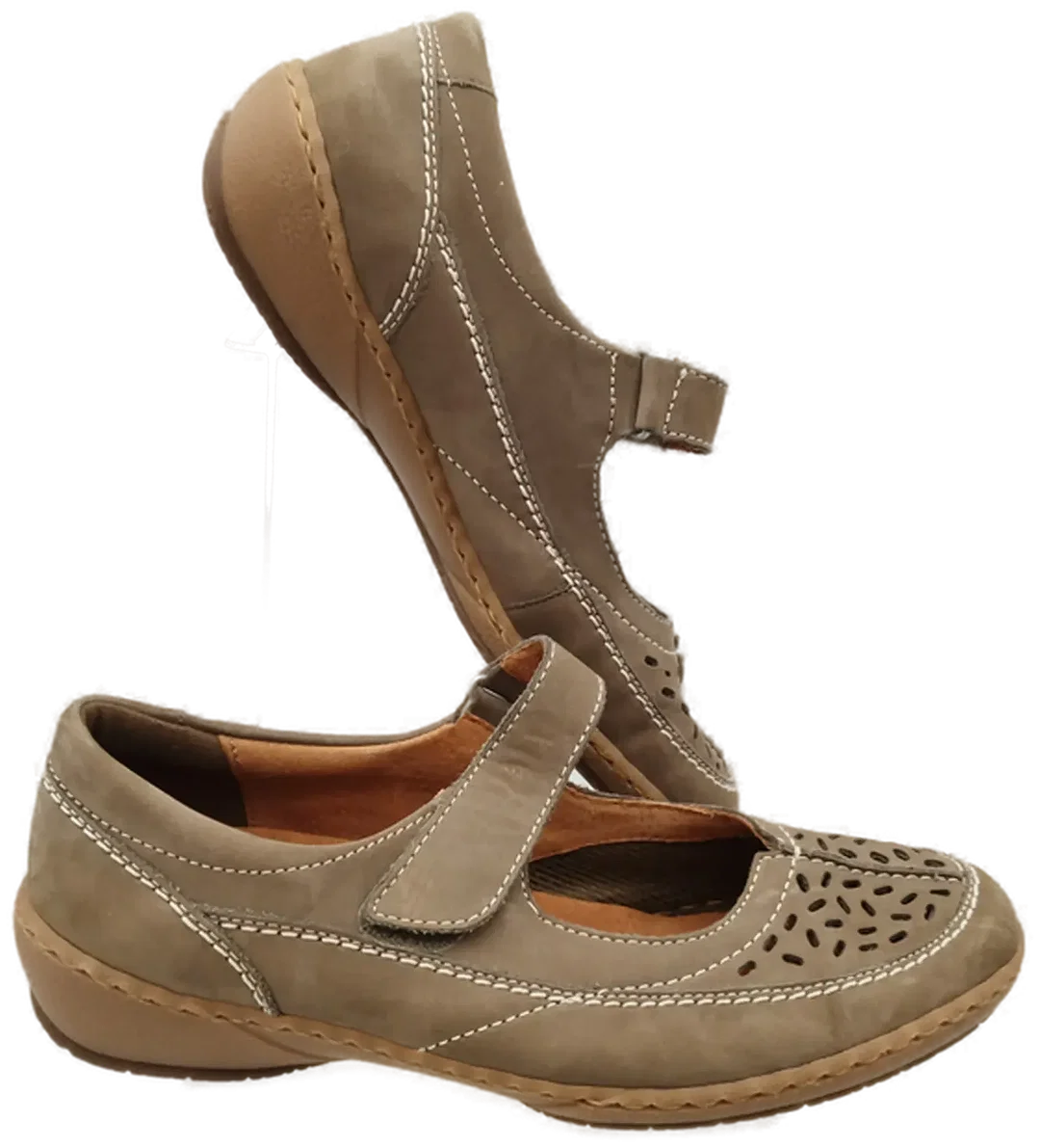 Damen Ballerinas Medicus Gr. 37 | Leder – Bild 2