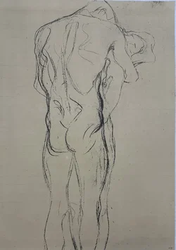 Gustav Klimt Zeichnungen 1 Sammelmappe mit Drucken 1980 - Bild 16