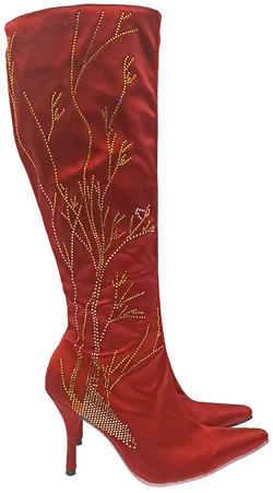 Vizzano Ana Hickmann Damenstiefel rot Gr. 37 - Bild 4