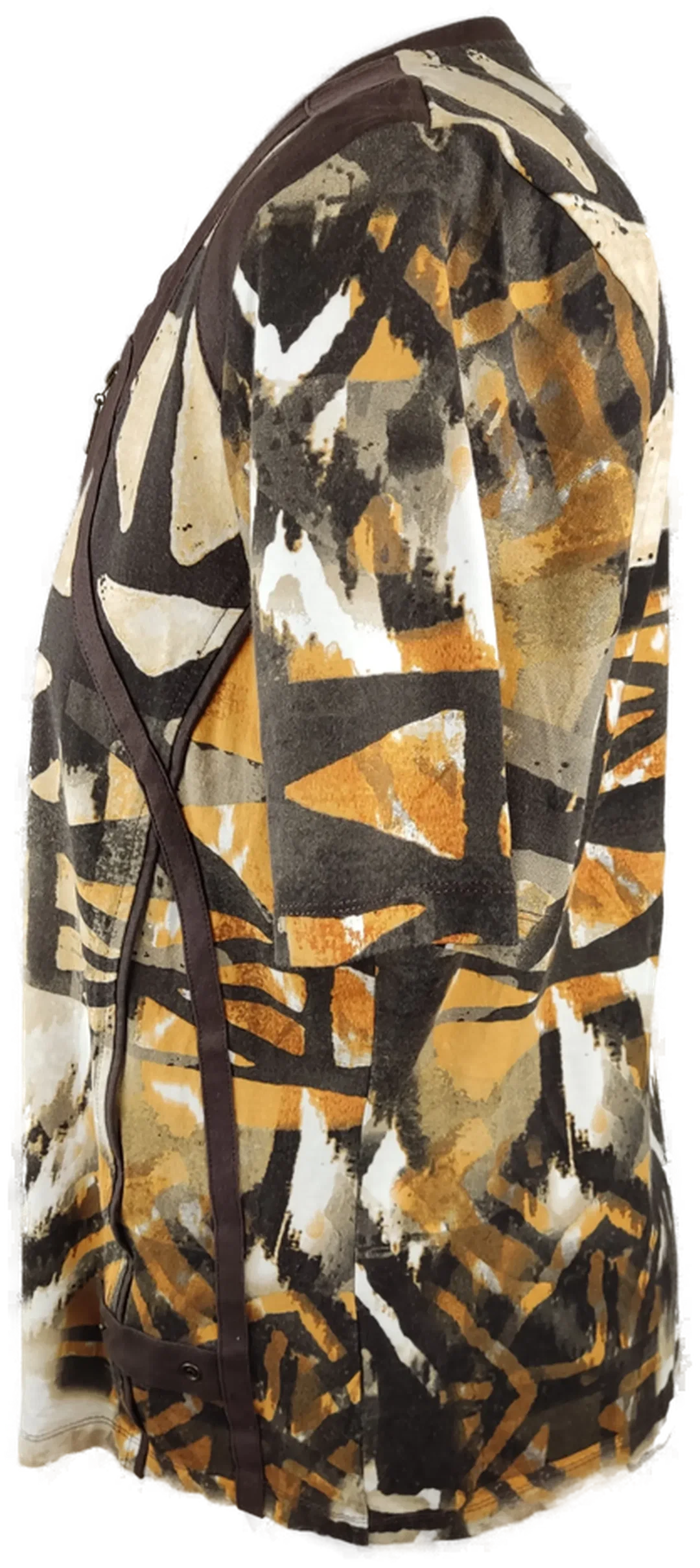 Bonita Jacke L/40 | Braun-Buntes Unikat – Bild 2