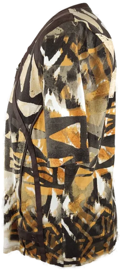 Bonita Jacke L/40 | Braun-Buntes Unikat – Vorschau 2