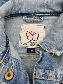 C&A Kinder Jeans Jacke Blau Gr. 110 - Bild 3