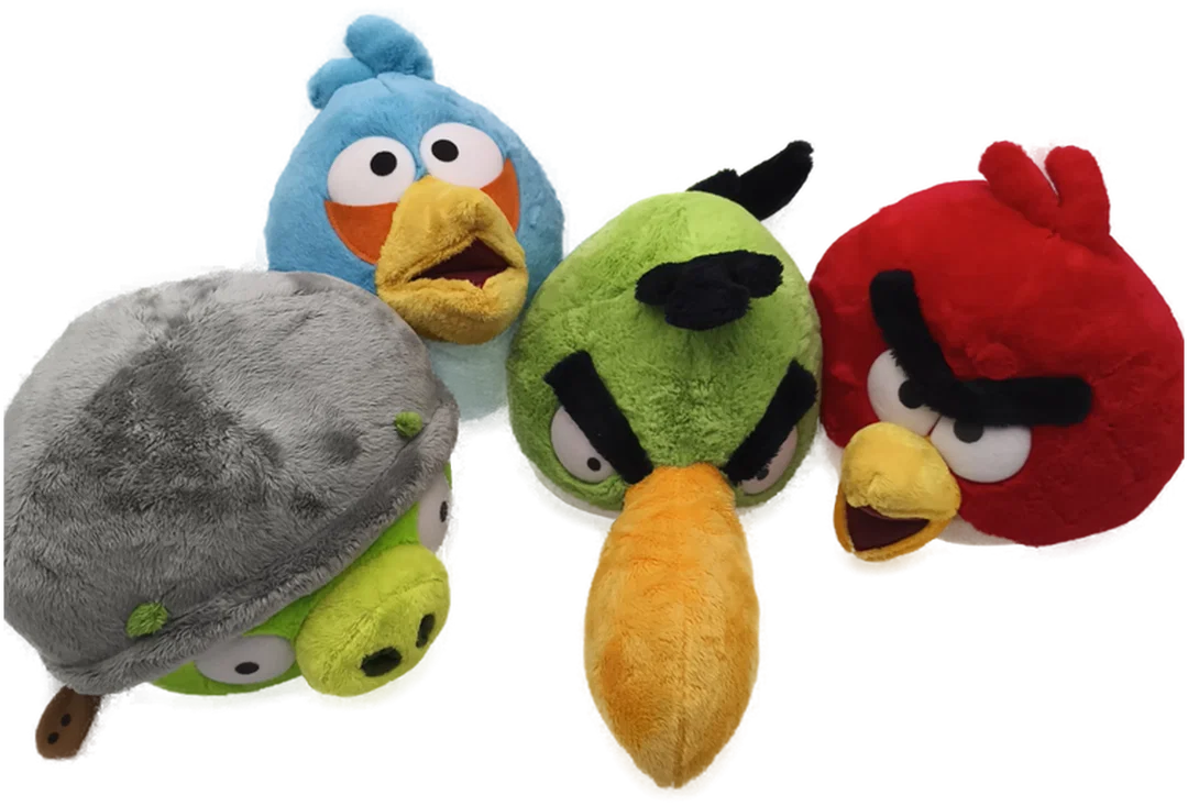 Set: 8 Plüschfiguren "Angry Birds 2" – Bild 3