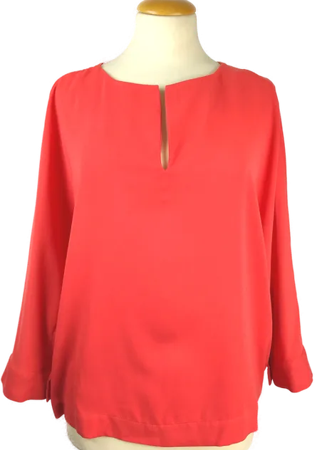 Damenbluse Comma Orange Gr. 38 | Leuchtender Alltagsliebling - Bild 1