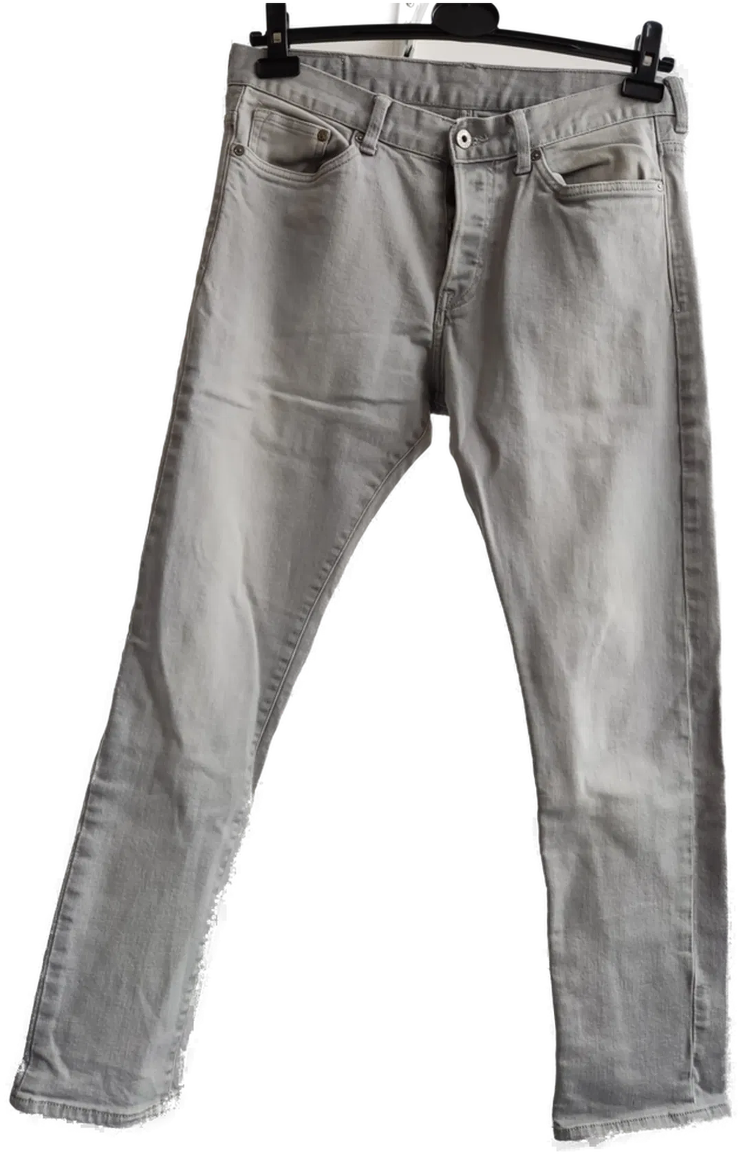 H&M Denim Herrenjeans, grau - Gr. 33/32 - Bild 4