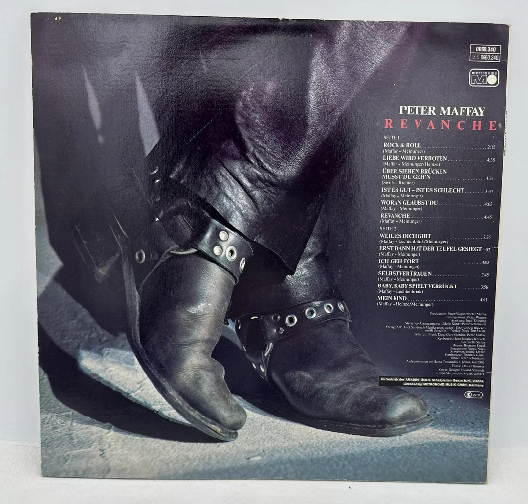 Langspielplatte - Peter Maffay - Revanche – Bild 2