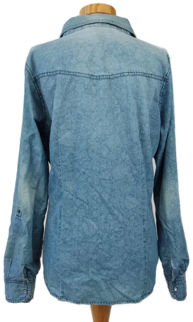  Yessica C&A Jeansbluse Damen, blau - Gr. 44 – Bild 3