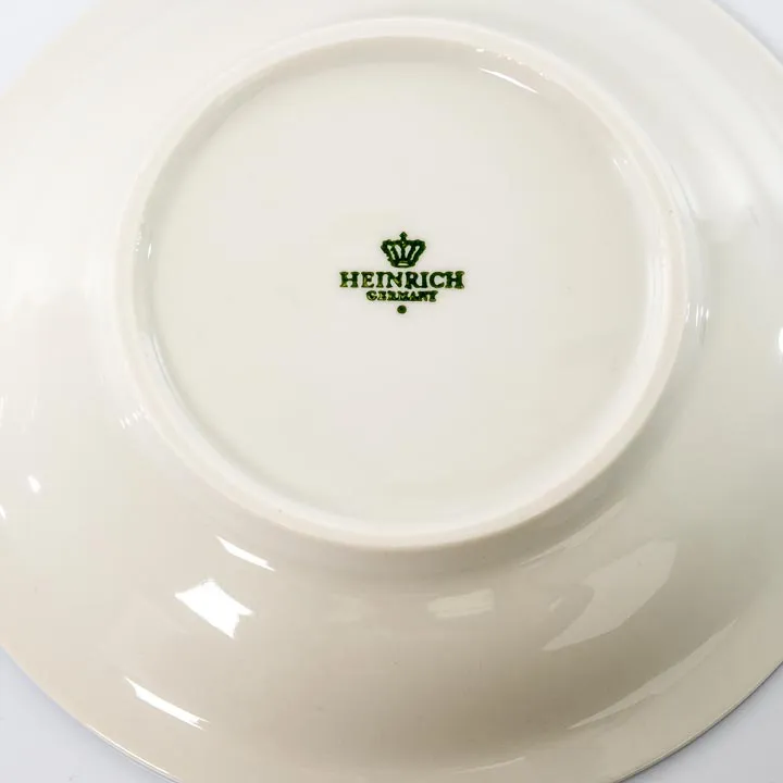  Rüdesheimer Kaffee Tasse mit Untertasse Set 12-teilig Heinrich Porzellan  – Bild 6