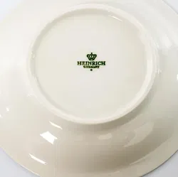  Rüdesheimer Kaffee Tasse mit Untertasse Set 12-teilig Heinrich Porzellan  - Bild 6