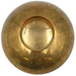 Vintage Messingschale mit Emaille-Inlay – Vorschau 3