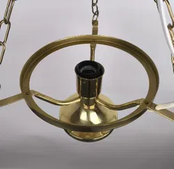 Hängelampe IKEA aus vermessingtem Metall - Bild 2