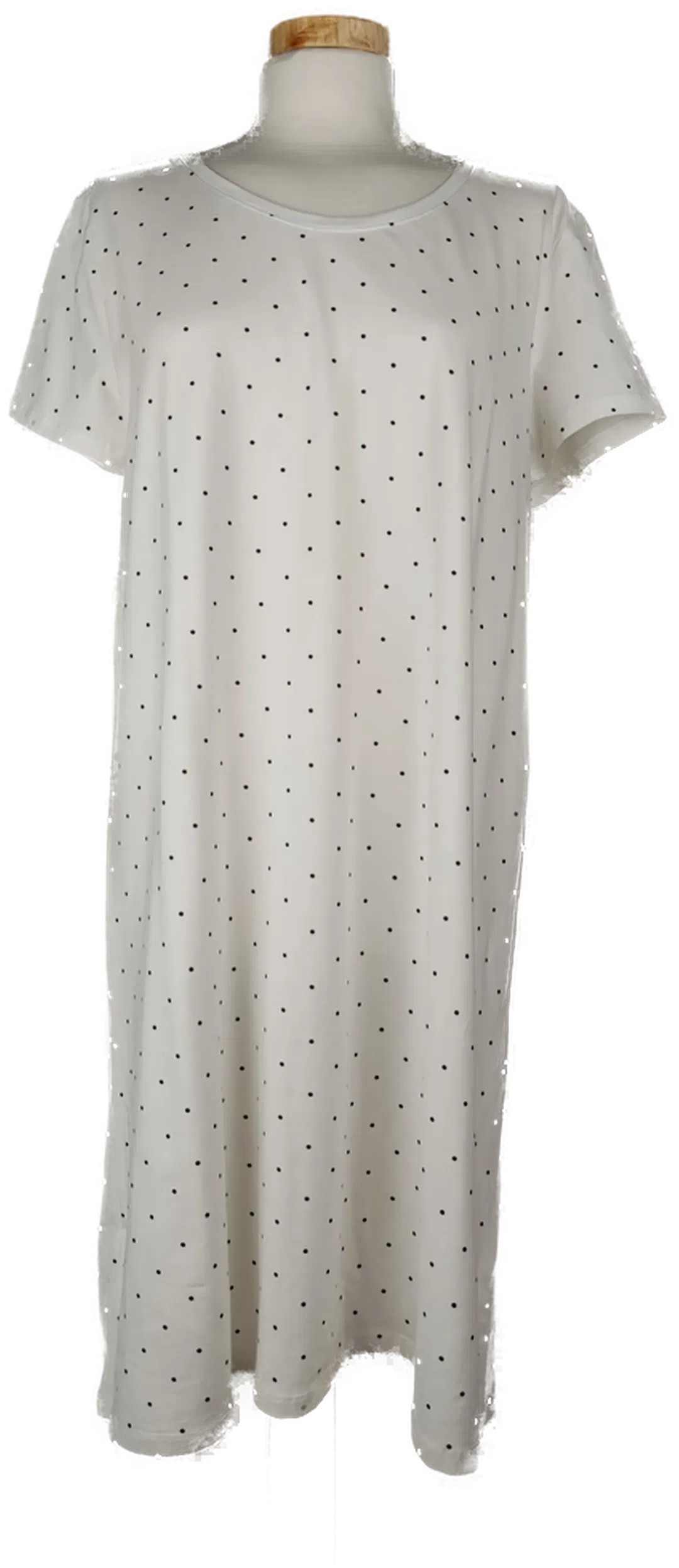 C&A Damen Midi-Sommerkleid weiß mit schwarzen Punkte - M/38 - Bild 4