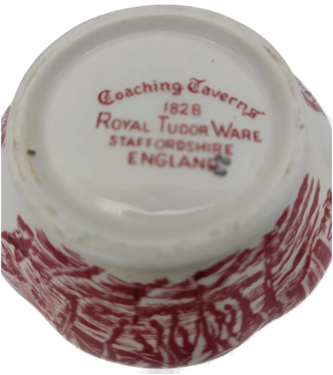 Royal Tudor Milchkännchen rot England – Bild 4