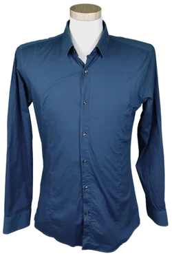 Hugo Boss Herrenhemd blau Gr. M