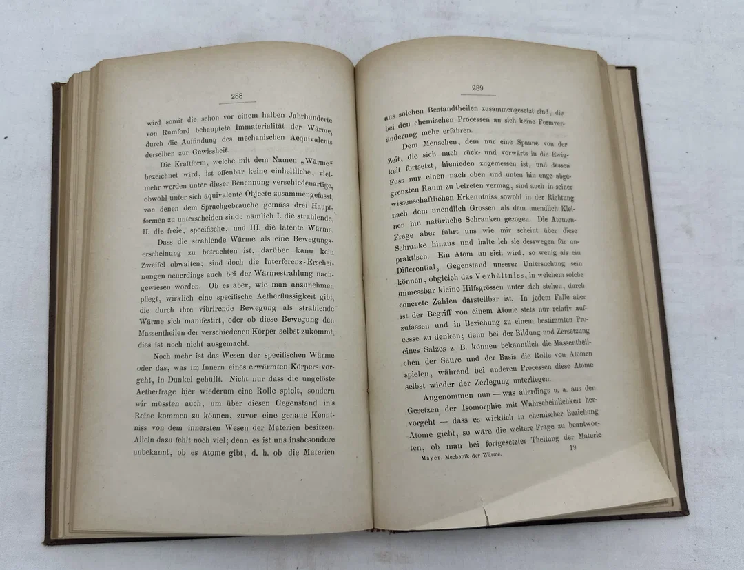 Antikes Buch - Mechanik der Wärme  – Bild 3
