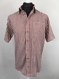 OS Trachtenhemd Herren, kariert, Gr. 39/40