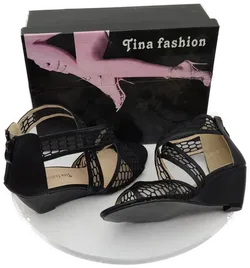 Damen Sandalen Mischfaser Gr. 39 | Sommer-Eleganz - Bild 3