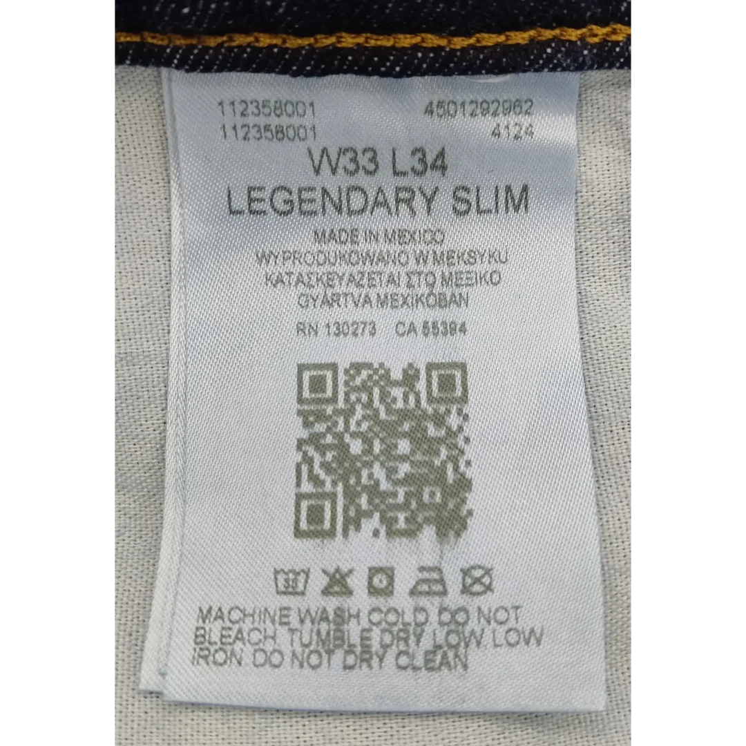 Lee Herren Jeans Legendary Slim,blau - Gr. W33/L34 – Bild 5