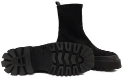 Pons Quintana Stiefelette Damen Schwarz Rauleder Gr: 38 - Bild 4