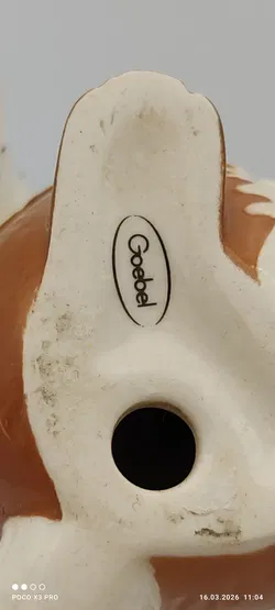 Goebel Porzellan-Hase Mit Glockenblume | Ostern-Sammlerstück - Bild 8