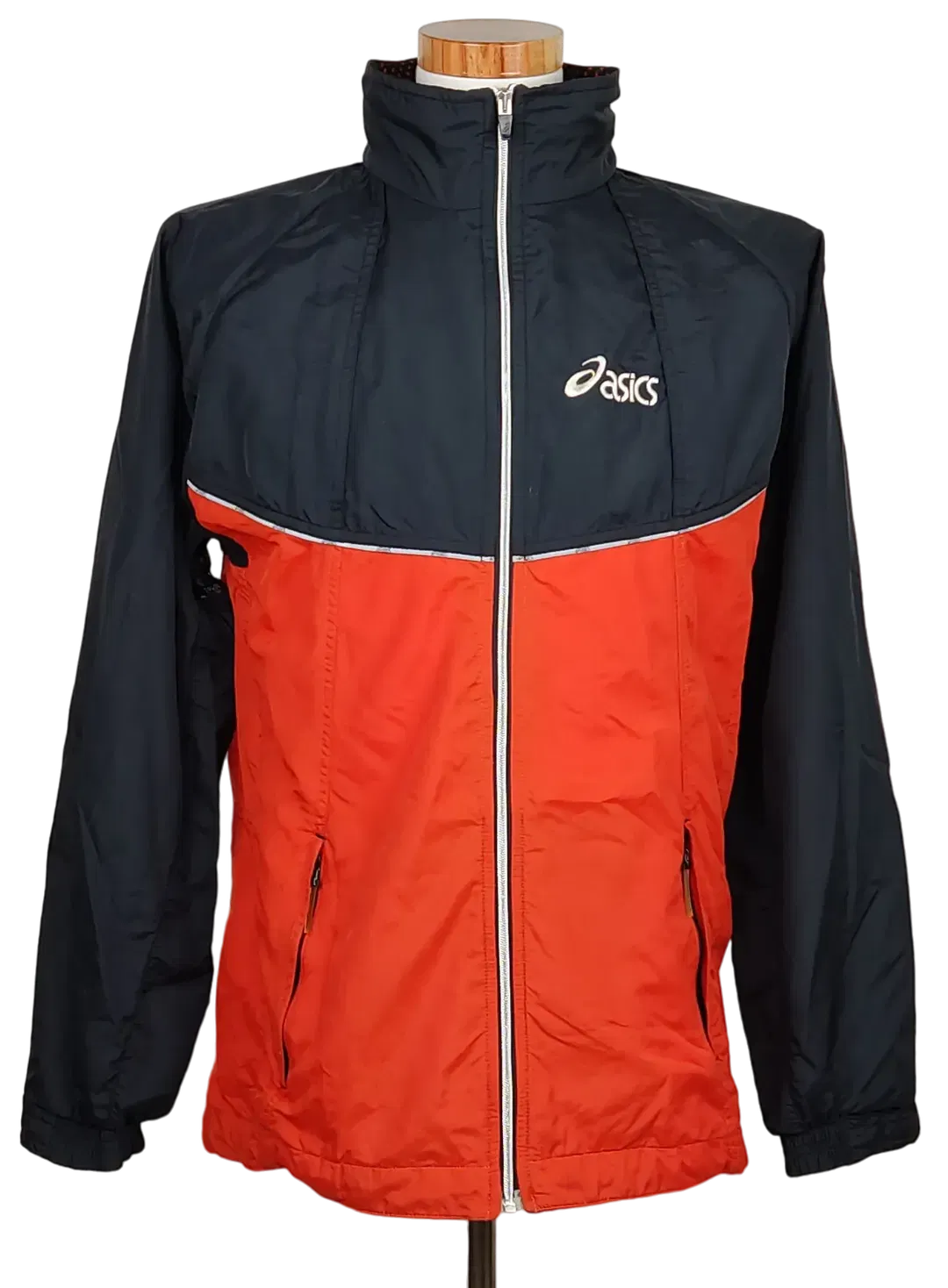 Asics Herren Sportjacke, rot/schwarz - Gr. S  - Bild 1