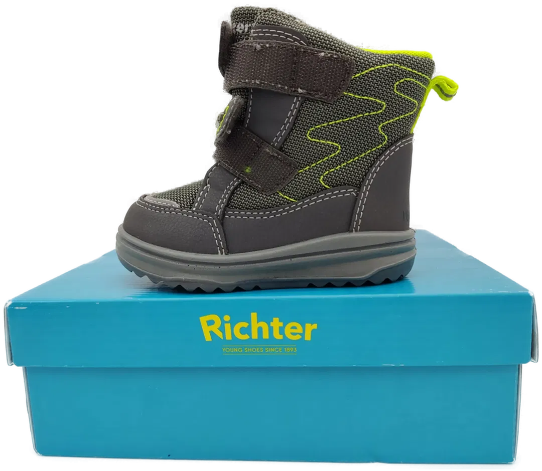 Richter Kinderstiefel grau Gr. 20 - Bild 1