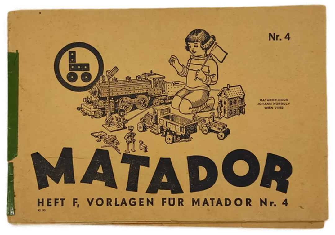 MATADOR Korbulys Vintage Baukasten aus Holz "Nr. 4A" – Bild 3