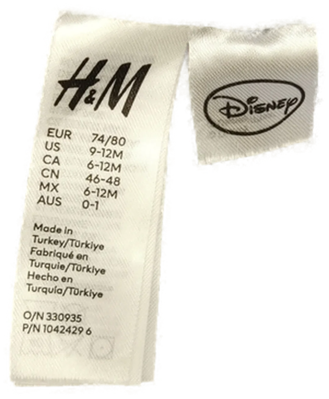 Mickey Mouse Mütze Kinder Gr. EUR 74/80 – Bild 3