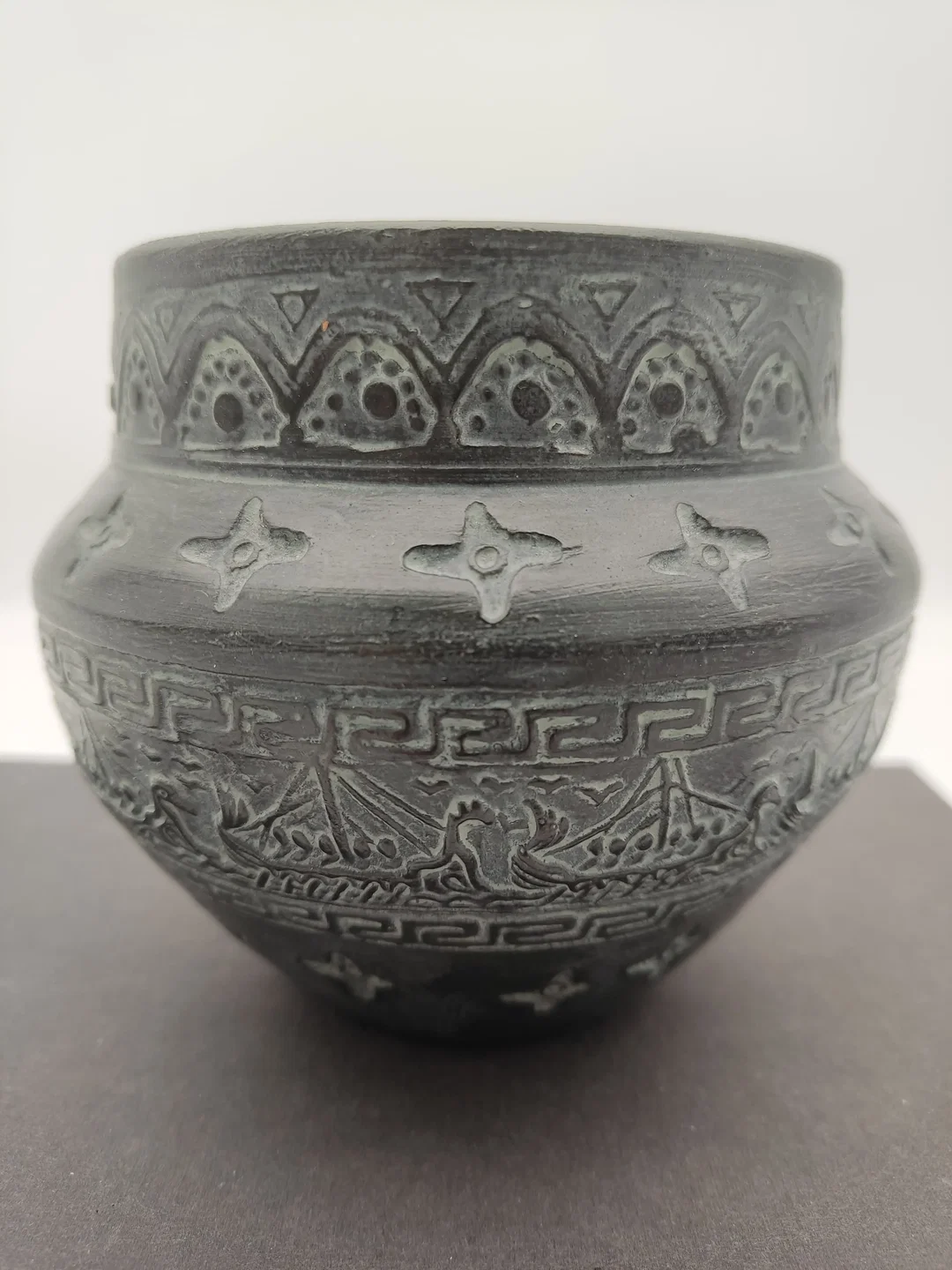 Griechische Keramik Vase Antiken-Stil | Zeitreisender Charme – Bild 3