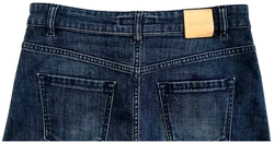 Marc Cain Damen Jeans-Midirock blau Gr. S - Bild 4