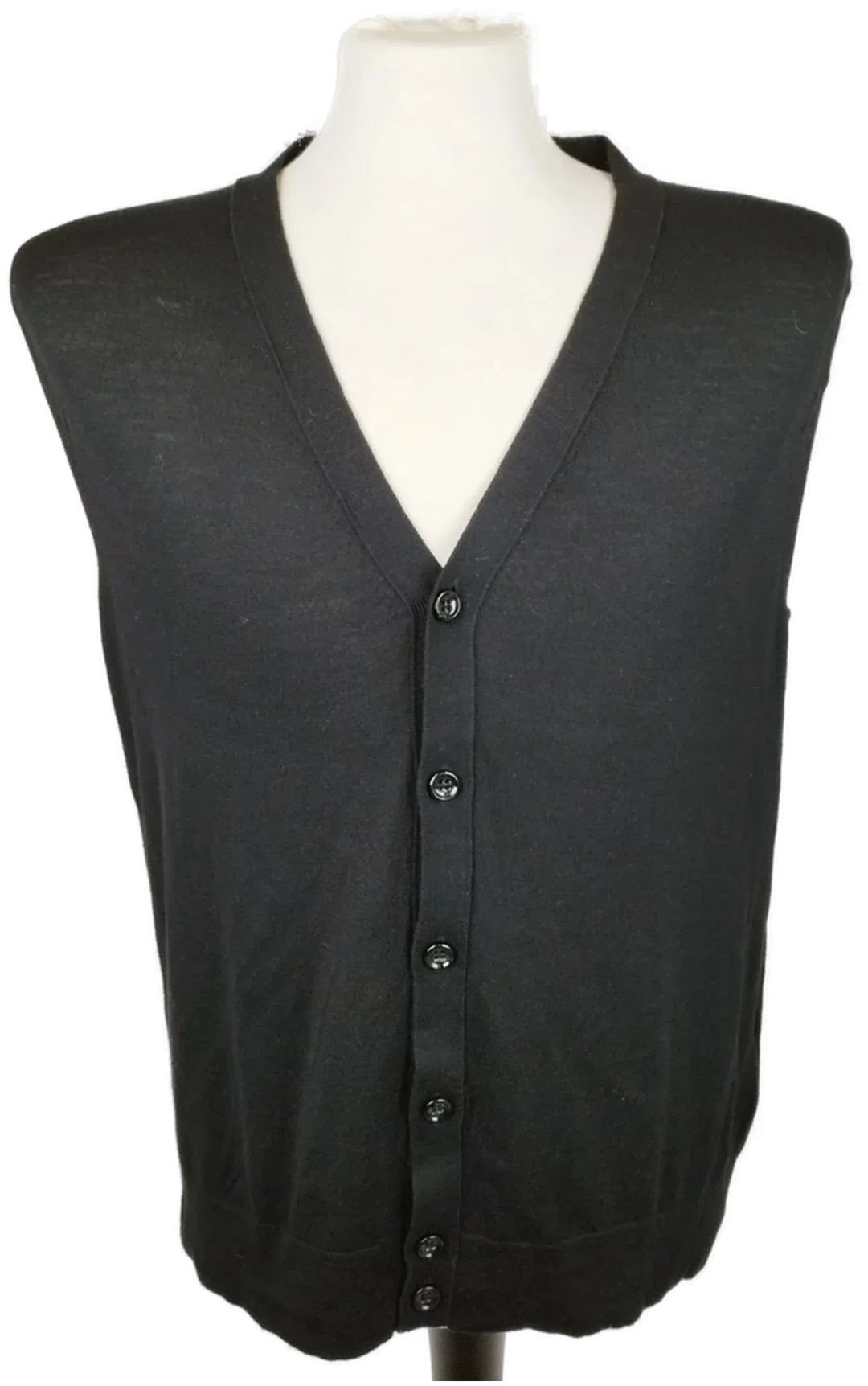 Klassisches Windsor Herren-Gilet - Gr. 52 / 100% Merino-Wolle - Bild 4