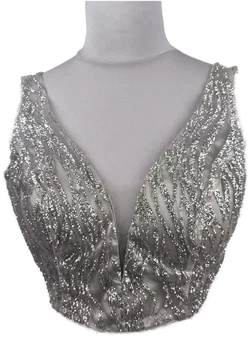 Ballkleid 2-teilig, silber, Eva & Lola, Gr. L - Bild 5