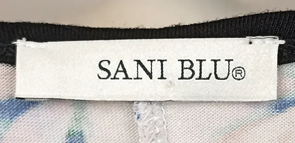 Sani Blu Midikleid gemustert Gr. 42 – Bild 3