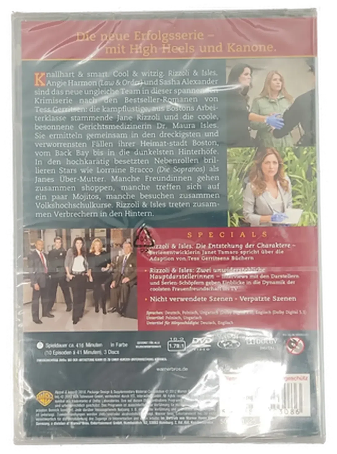 DVD "Rizzoli & Isles" mit Angie Harmon und Sasha Alexander – Bild 2