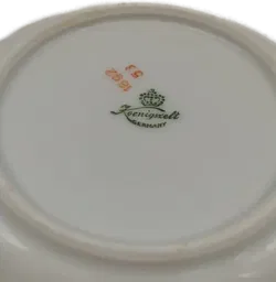 Art Deco Königszelt Porzellan Set „Roter Drache“ – 6 Teile, sehr gut erhalten - Bild 3