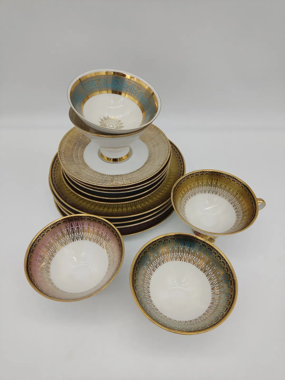 5 Stk. Vintage Winterling Sammeltassen - Bild 1