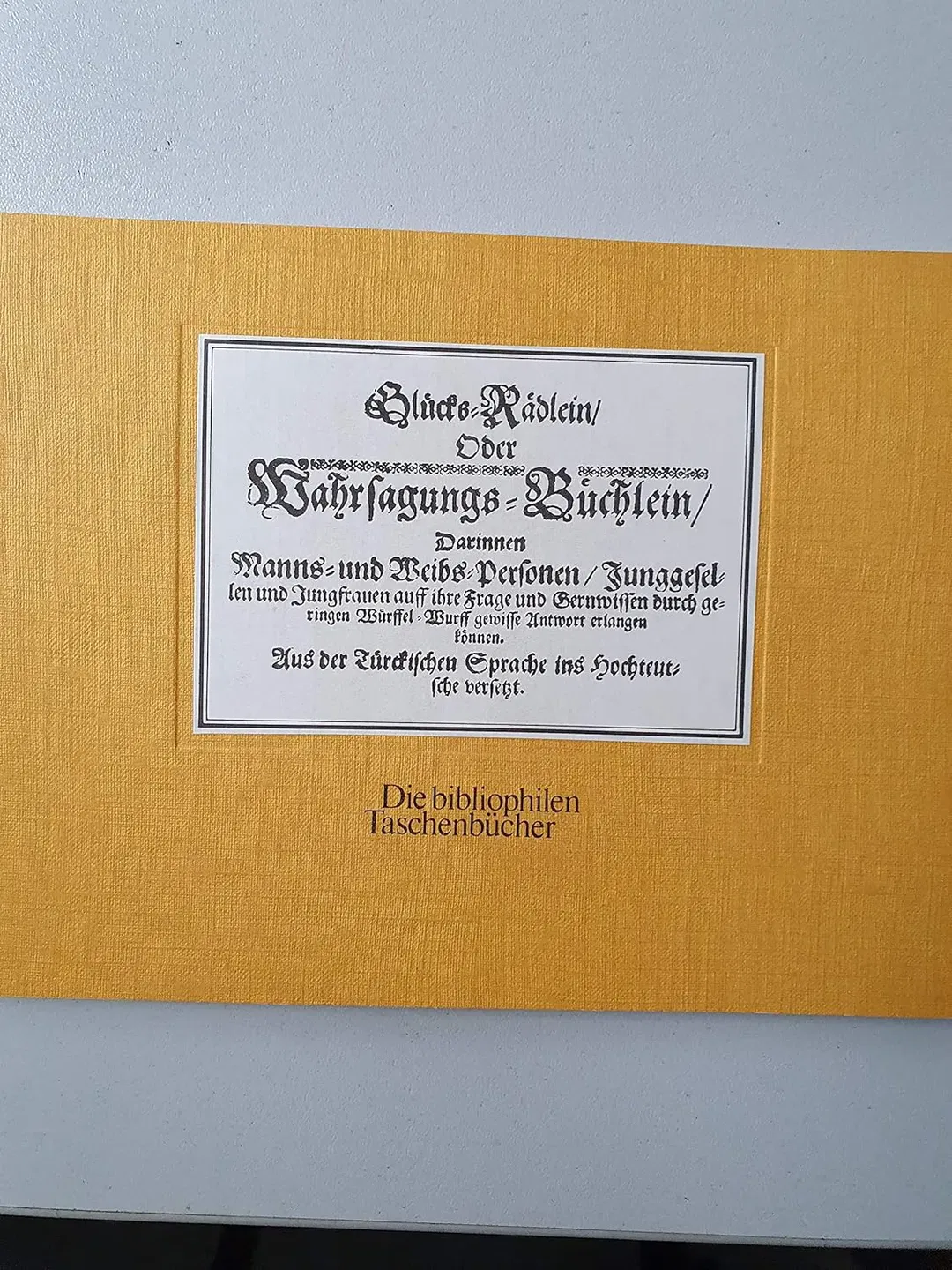 Glücks-Rädlein oder Wahrsagungs-Büchlein - [Anonymus AC05218952] - Bild 2