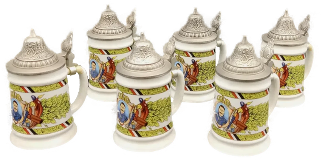 Mini-Bierkrüge 6 Stk. - Bild 1
