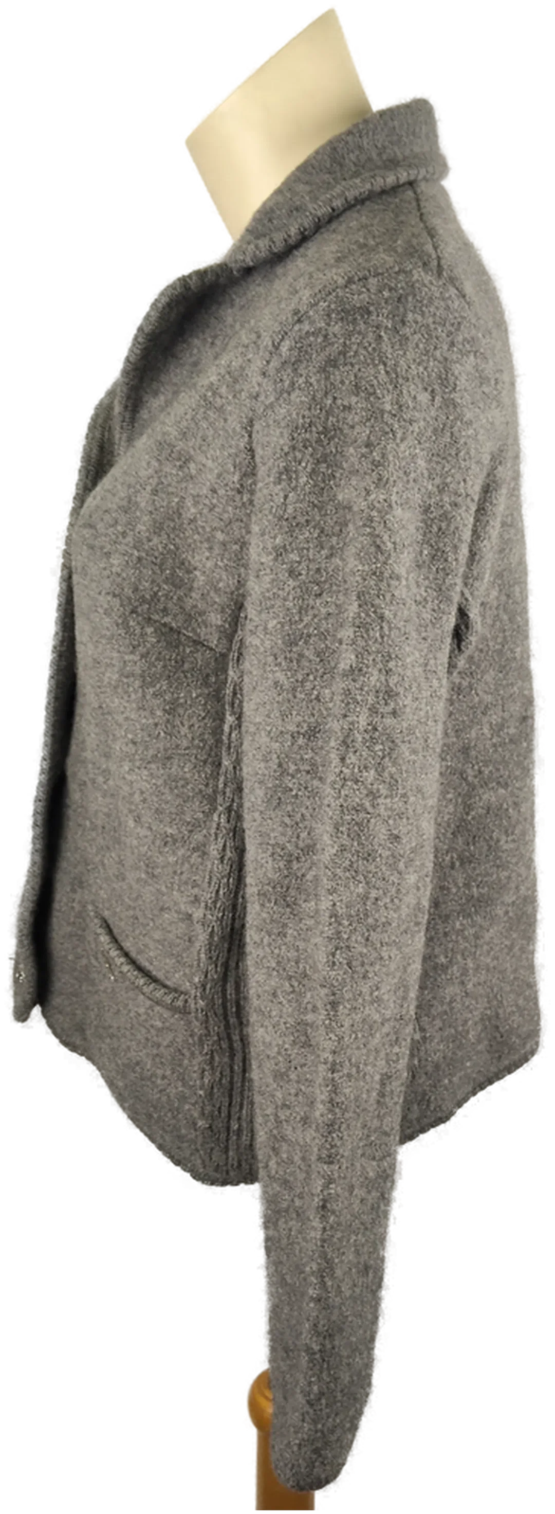 Damenjacke aus Mischfaser in Grau | Herbstlicher Stil – Bild 2