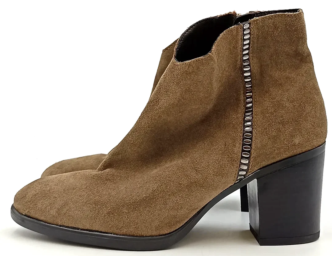 Benvenuti Wildlederstiefel Damen braun Gr. 39 – Bild 6