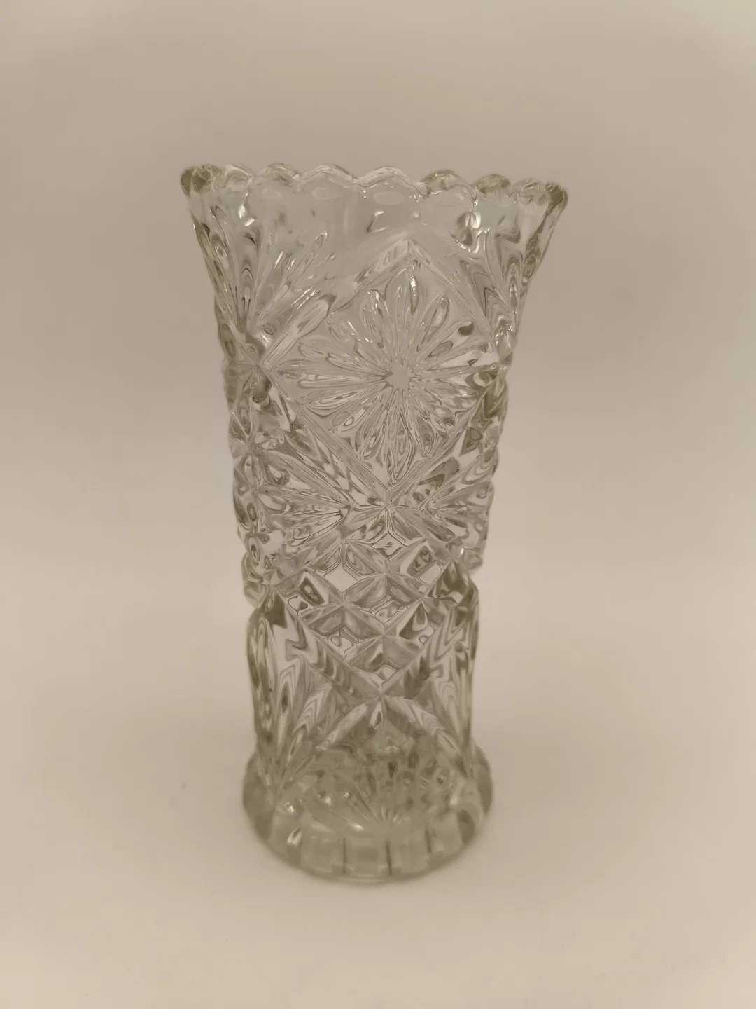 Glasvase, retro, - Bild 1